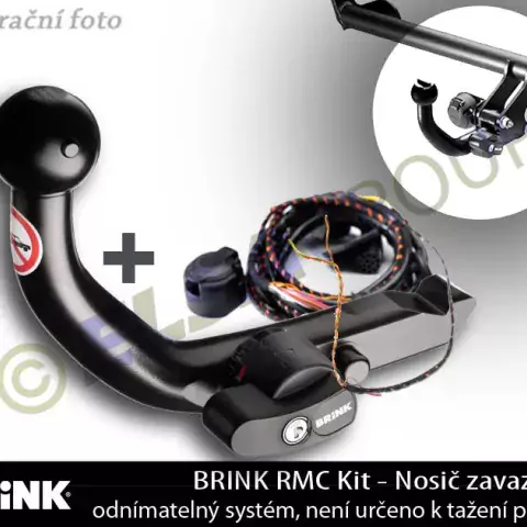 Obrázok Zariadenie pre nosiče bicyklov Citroen C1 2005-2014 , vr. 13pin EP, BRINK